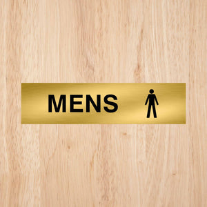 Mens Toilet Standard Sign | CAPS