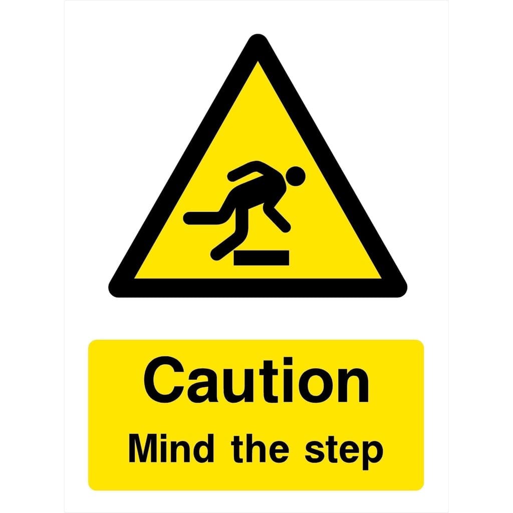 Mind The Step Sign