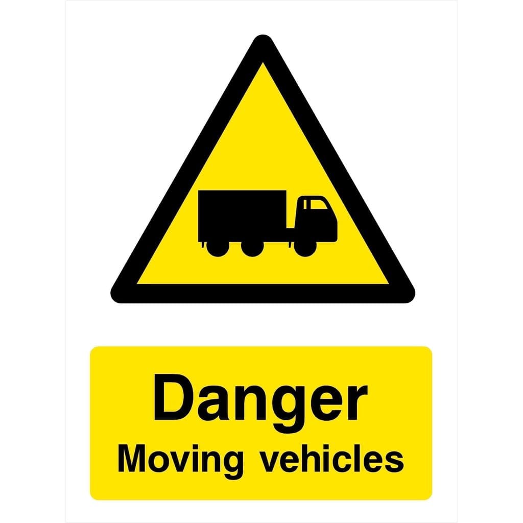 Moving Vehicles Sign