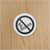 Multipack No Smoking Sign in Stainless Steel 10 Pack