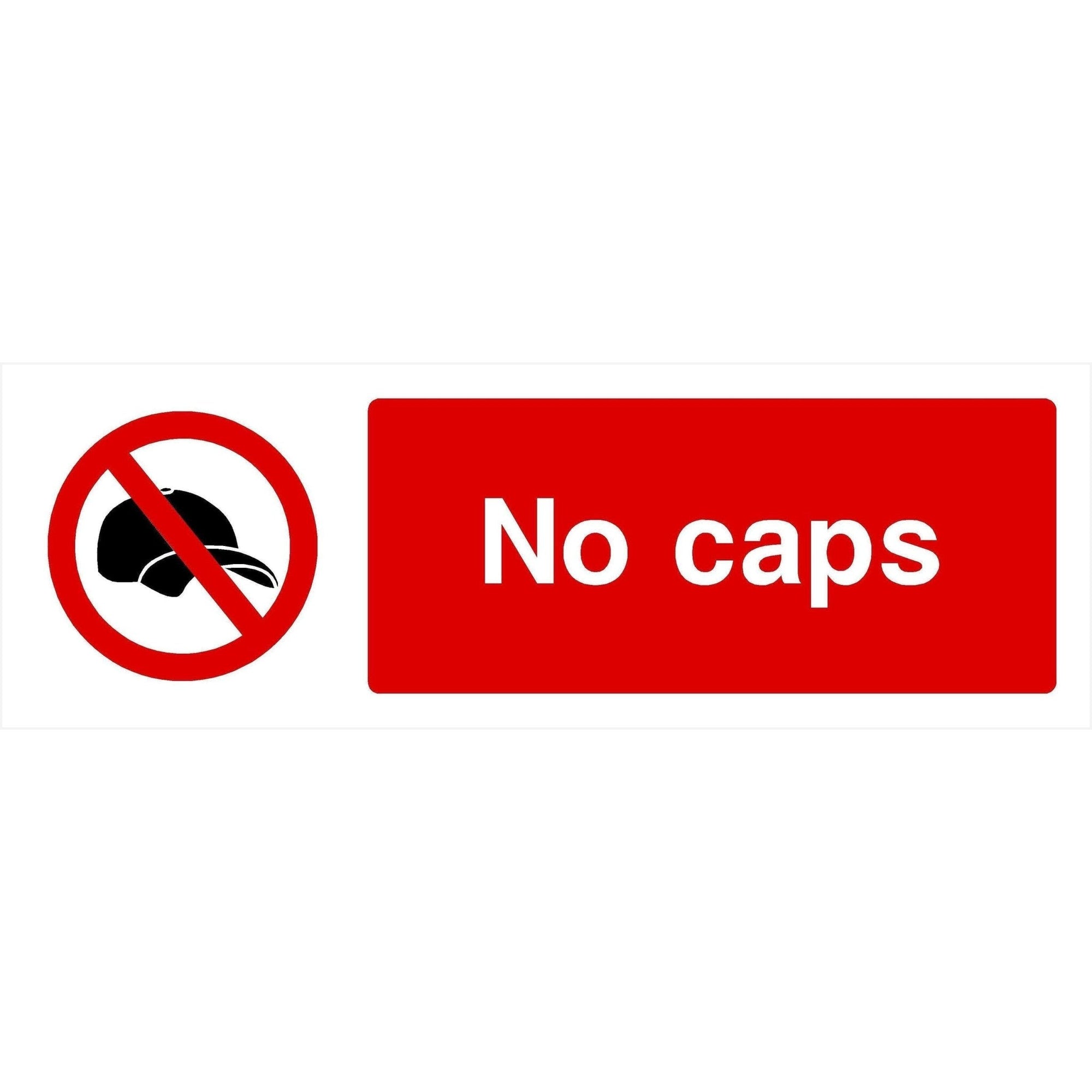 No Caps Sign