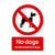 No Dogs - Except Assistance Dogs Sign