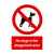 No Dogs in the Playground Area Sign