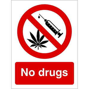 No Drugs Sign