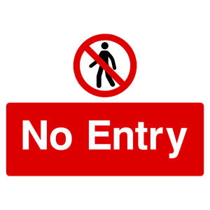 No Entry Sign