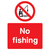 No Fishing Sign