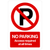 No Parking Access Required At All Times P Sign Portrait