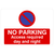 No Parking Acess Day and Night At Any Time Landscape