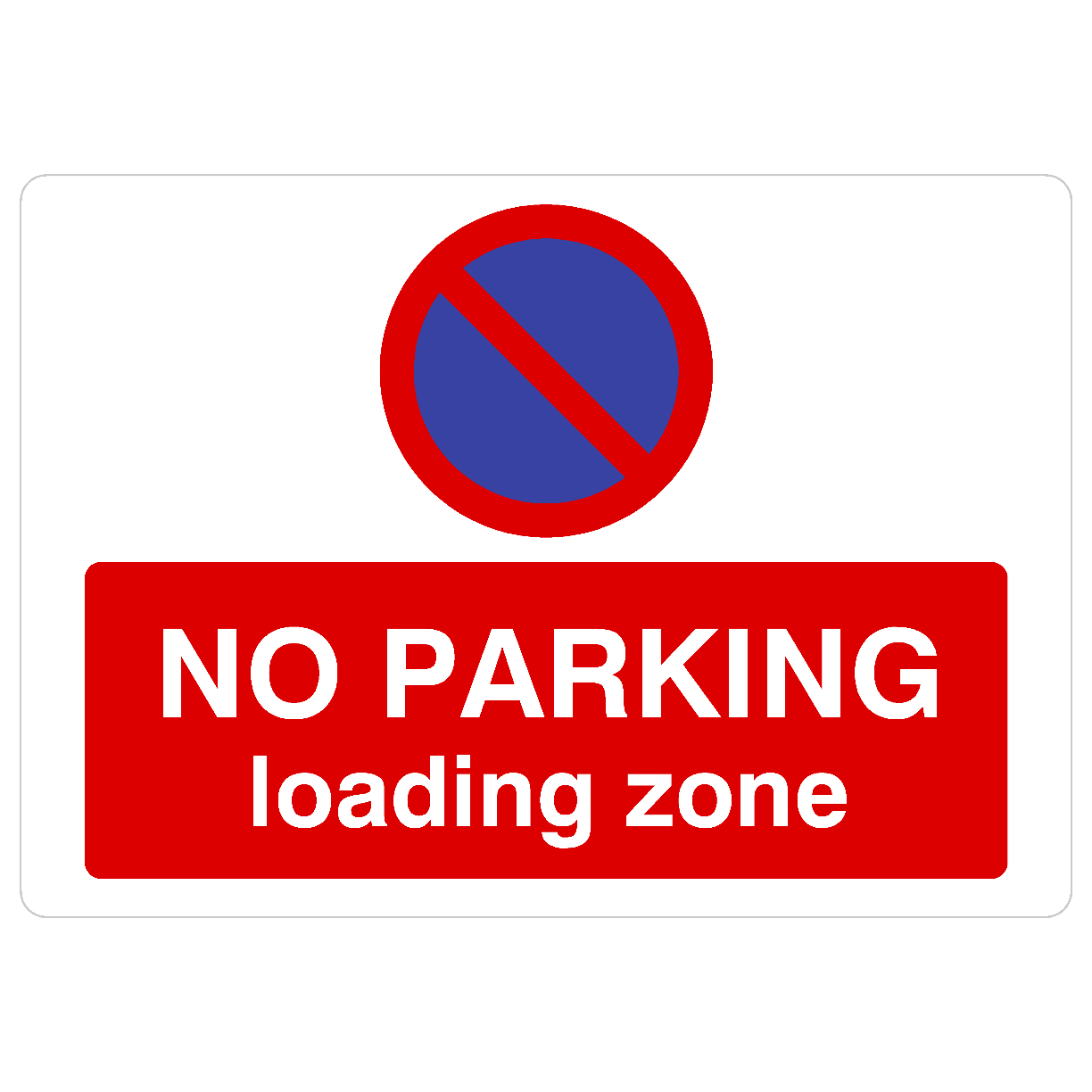 No Parking Loading Zone At Any Time Landscape