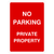 No Parking Private Property Sign A