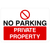 No Parking Private Property Sign C