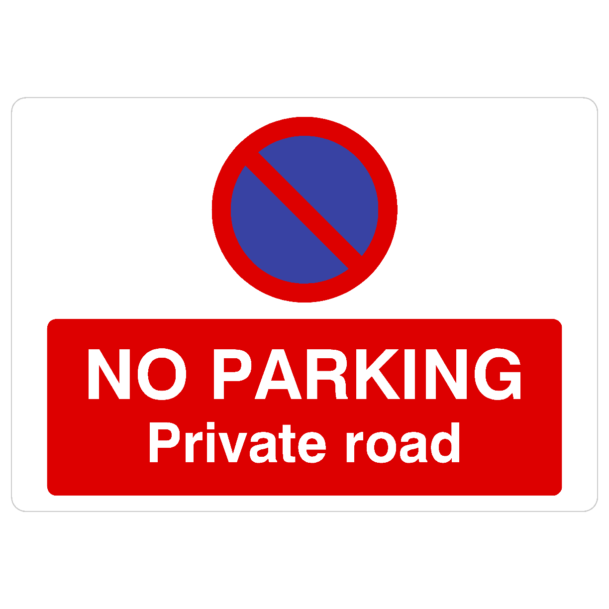 No Parking Private Road At Any Time Landscape