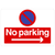 No Parking Right Arrow At Any Time Sign Landscape