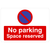 No Parking Space Reserved At Any Time Sign Landscape