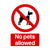 No Pets Allowed Sign