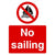 No Sailing Sign