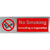 No Smoking Including E-Cigarettes Brushed Silver Sign