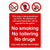 No Smoking No Loitering No Drugs Sign