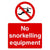 No Snorkelling Equipment Sign