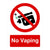 No Vaping Sign