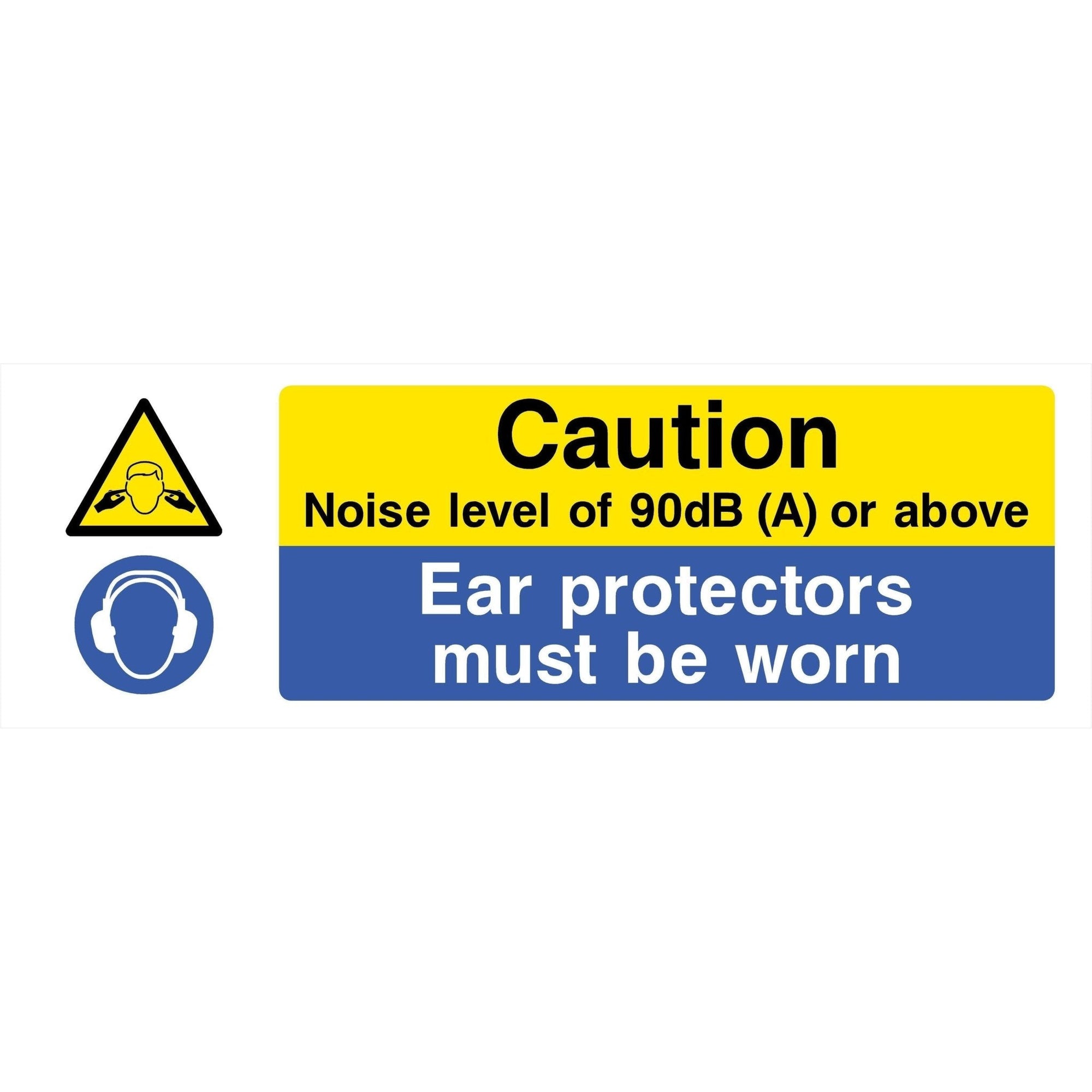 Noise Level Of 90Db (A) Or Above Sign