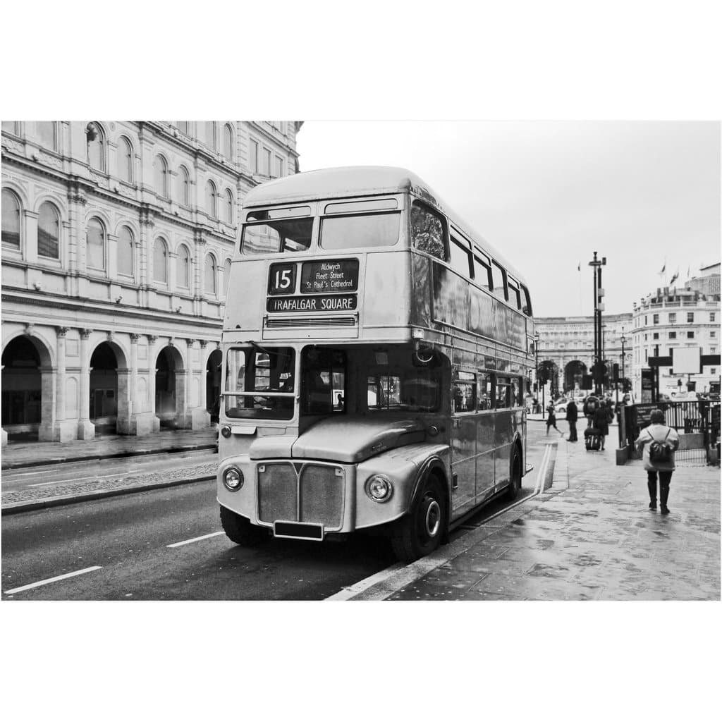 Original Framed Bus Destination Blind - TRAFALGAR SQUARE