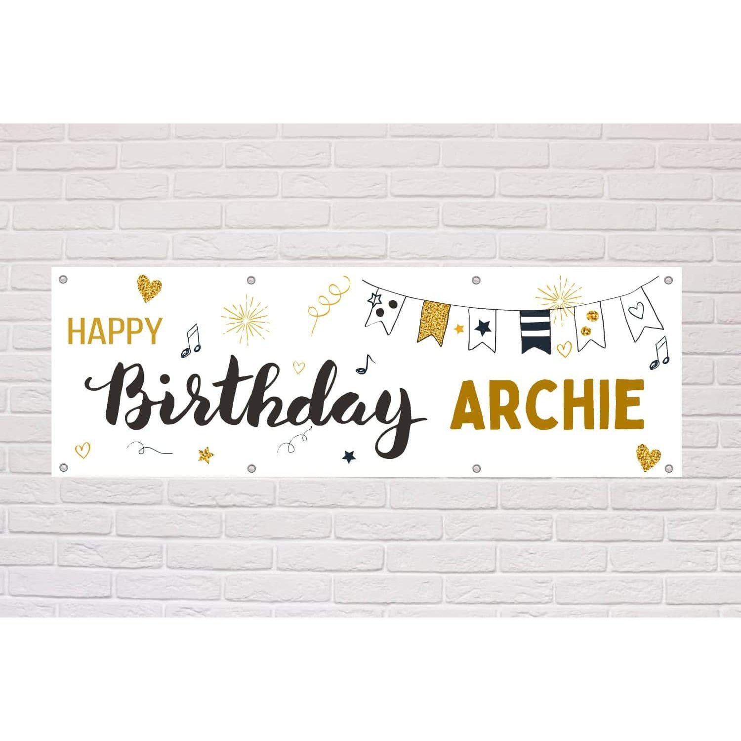 Personalised Birthday Banner