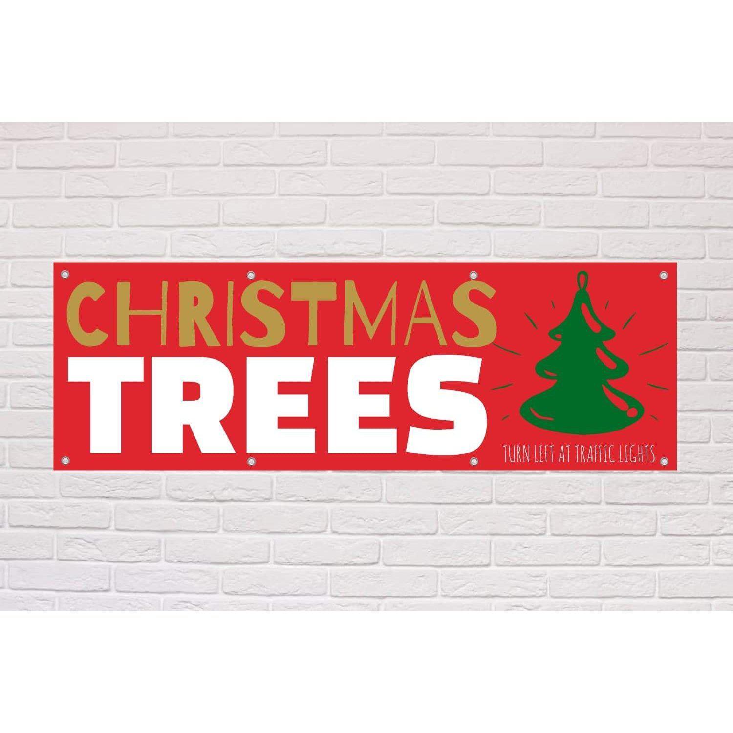 Personalised Christmas Trees For Sale Banner