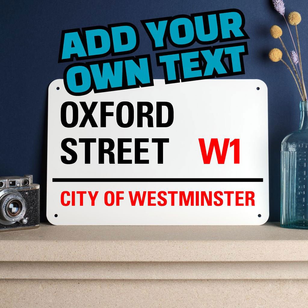 Personalised London Street Sign v2