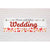 Personalised Wedding Banner | Wooden Hearts Theme