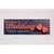 Personalised Welcome To The Wedding Banner | Hearts Theme