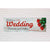 Personalised Welcome To The Wedding Banner | Red Roses Theme