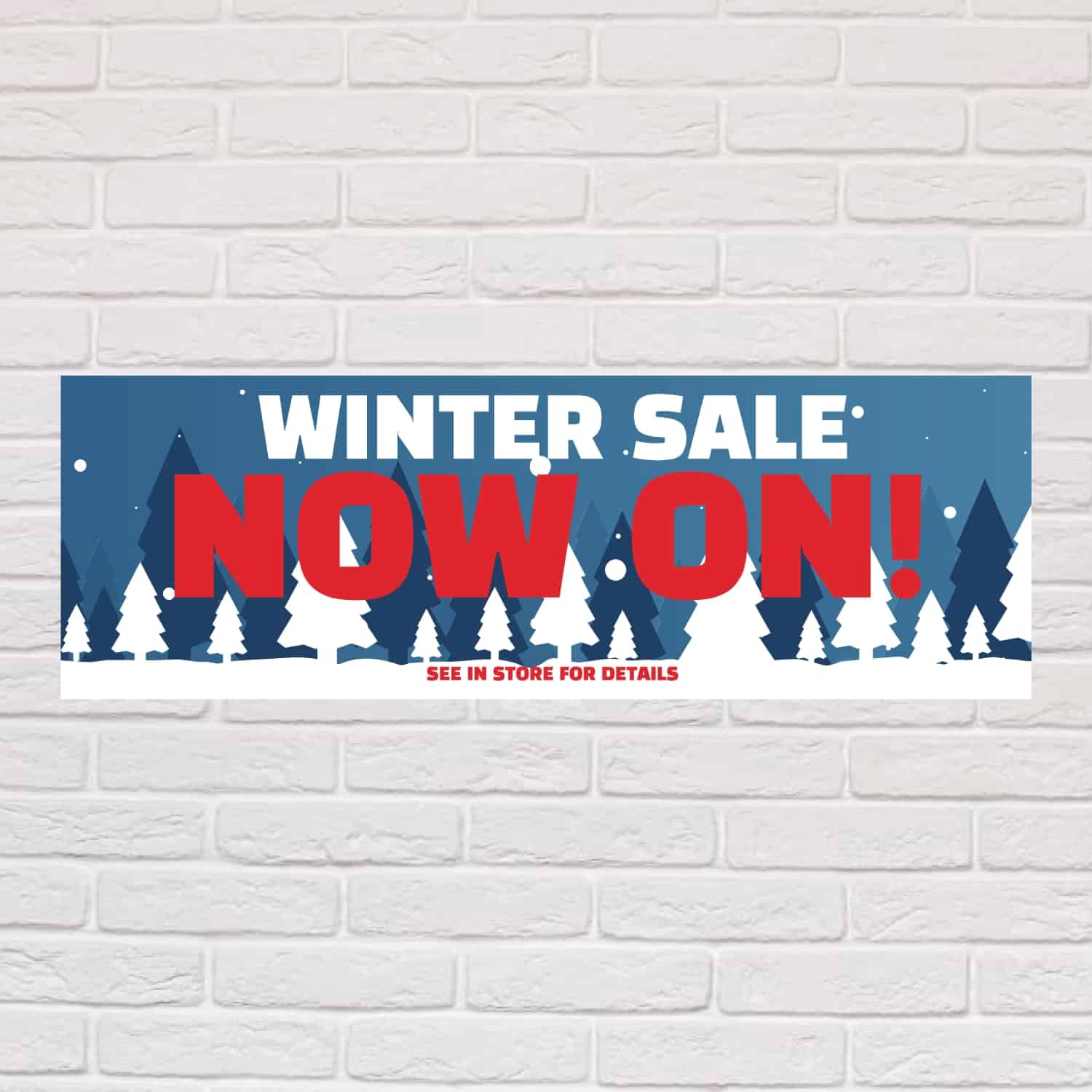 Personalised Winter Sales Banner