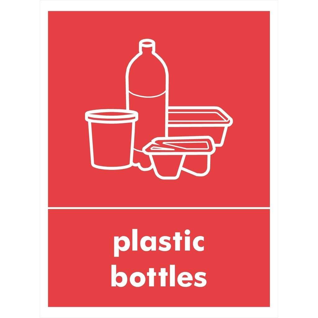 Plastic Bottles Recycling Sign