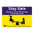 Play Area Social Distance Hand Gel Safety Sign