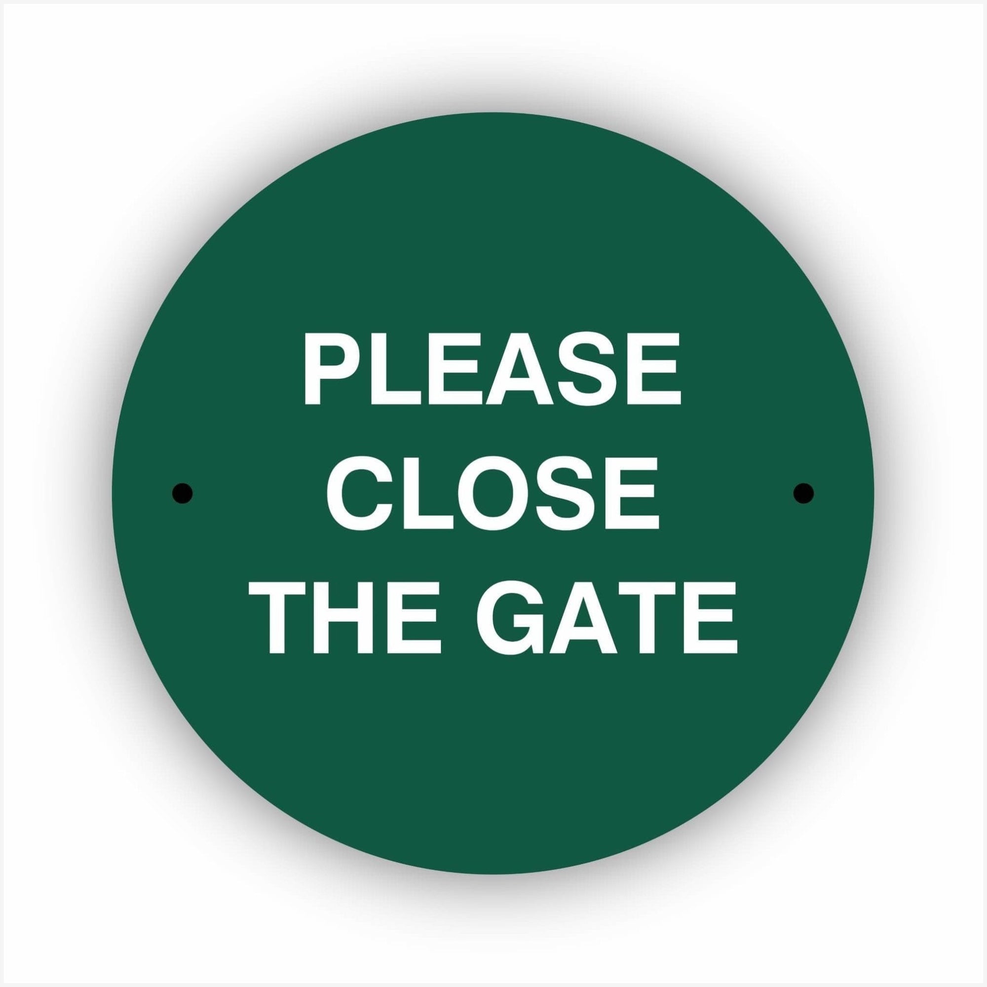 Please Close The Gate Waymarker sign