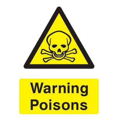 Poisons Sign