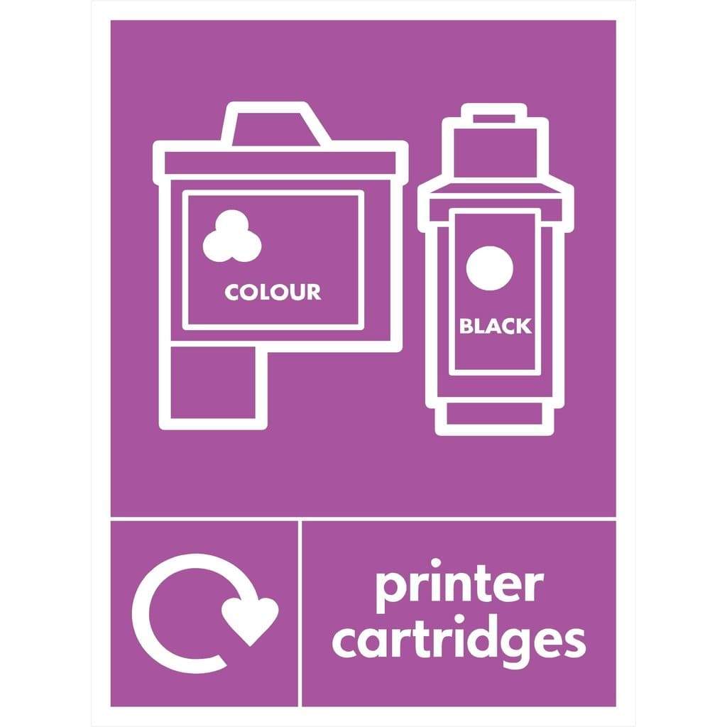 Printer Cartridges Recycling Sign