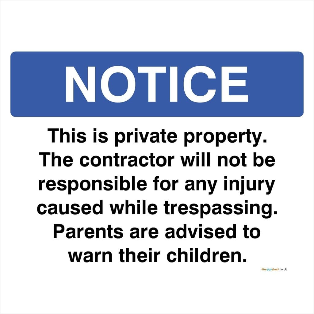 Private Property Sign