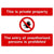 Private Property Sign Red