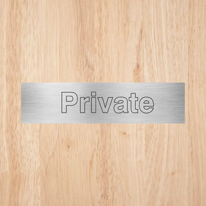 Private Sign