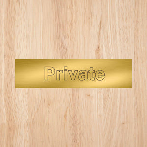 Private Sign