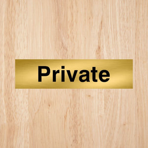 Private Sign