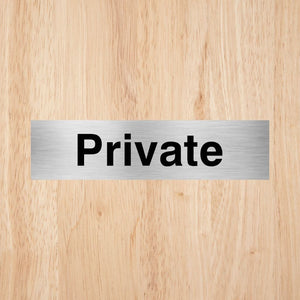 Private Sign