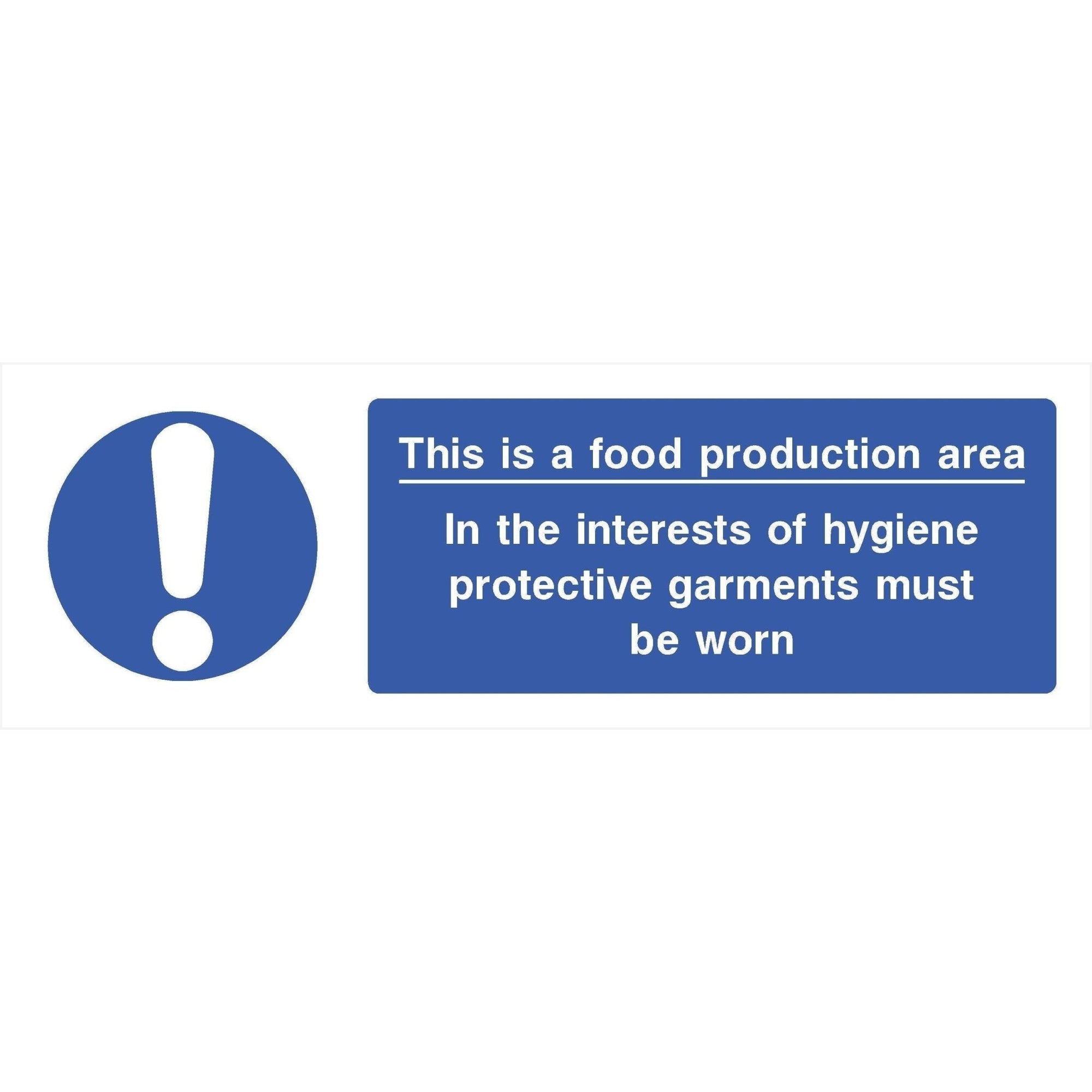 Protective Garments Must Be Worn Kitchen Sign