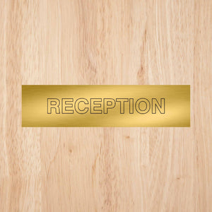 Reception Sign CAPS