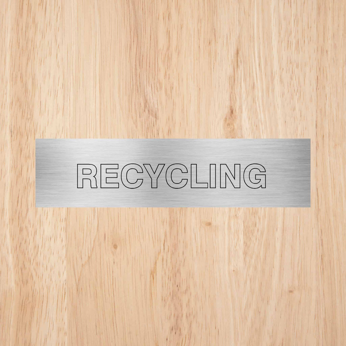 Recycling Sign CAPS