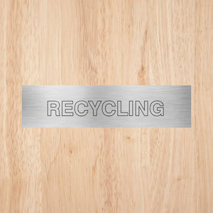 Recycling Sign CAPS