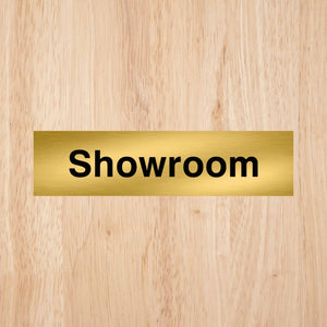 Showroom Door Sign