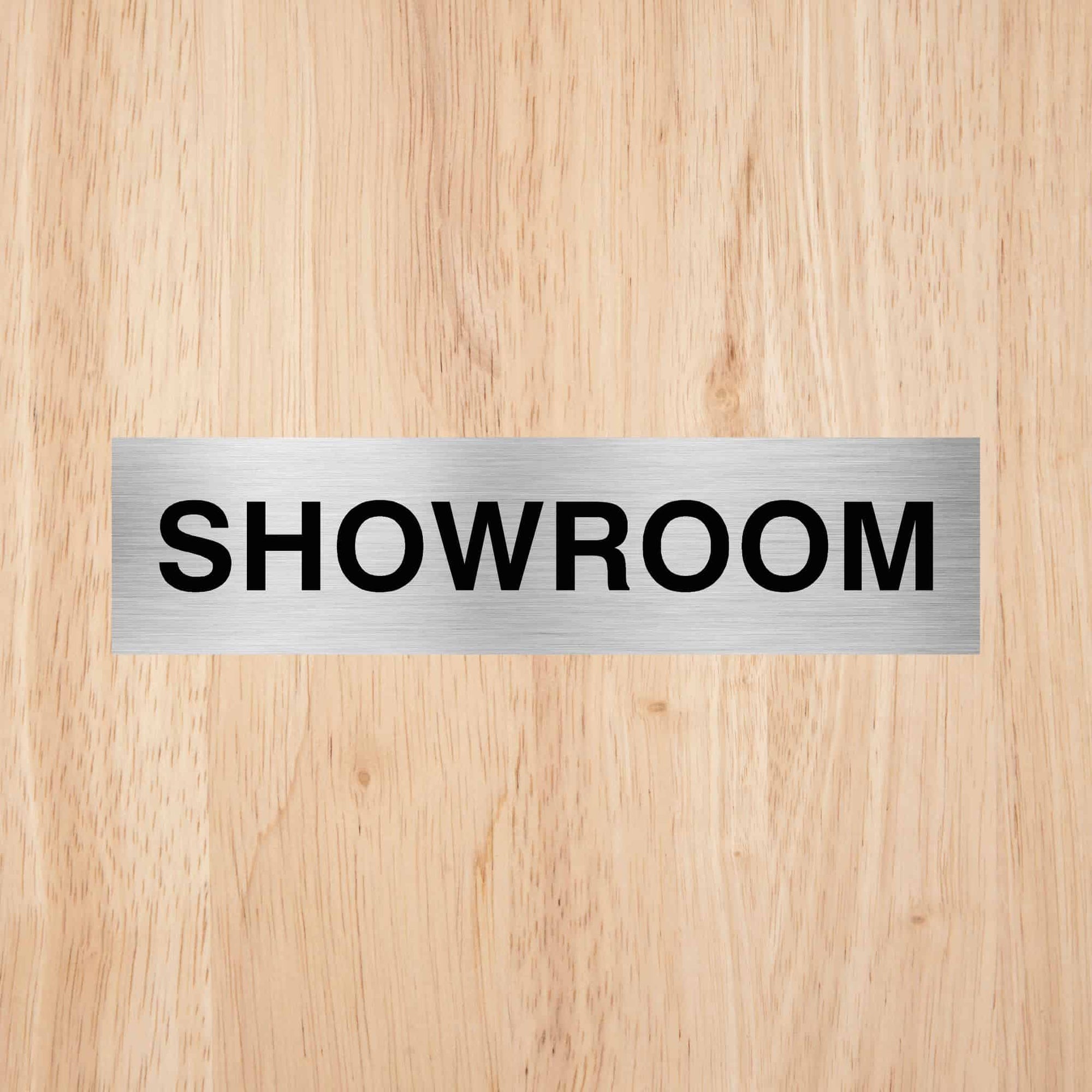 Showroom Door Sign CAPS